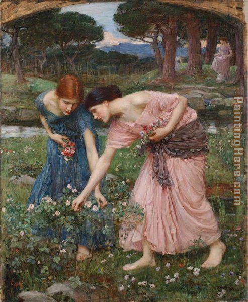 John William Waterhouse Gather ye rosebuds while ye may I